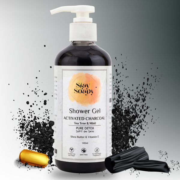 Activated Charcoal Shower Gel